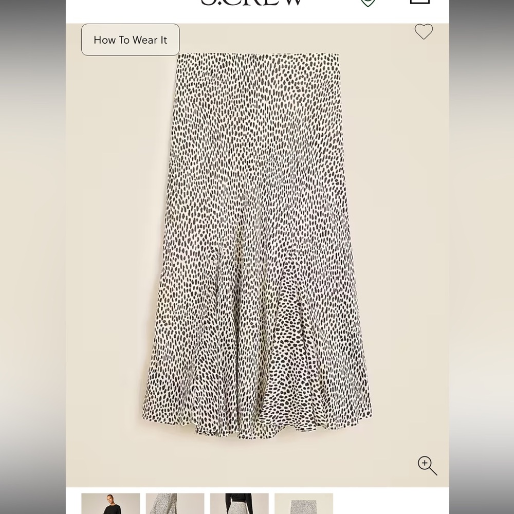 NWT JCrew Gwenyth flounce hem slip skirt - Picture 8 of 9